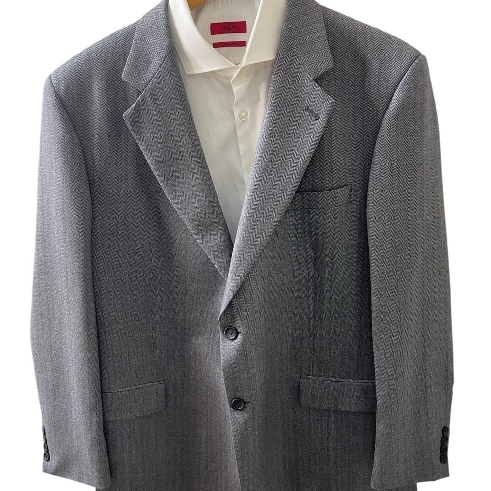 Joseph & Feiss International Men’s Pinstripe 100% Wool  Blazer Size 44 Regular